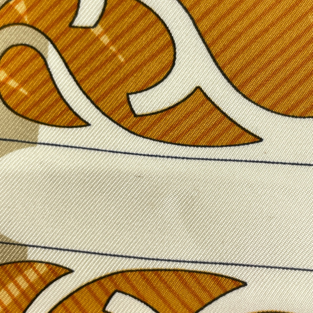 エルメス カレ 90 VARANGUES ベランダ スカーフ シルク ネイビー マルチカラー レディース 【中古】brbag