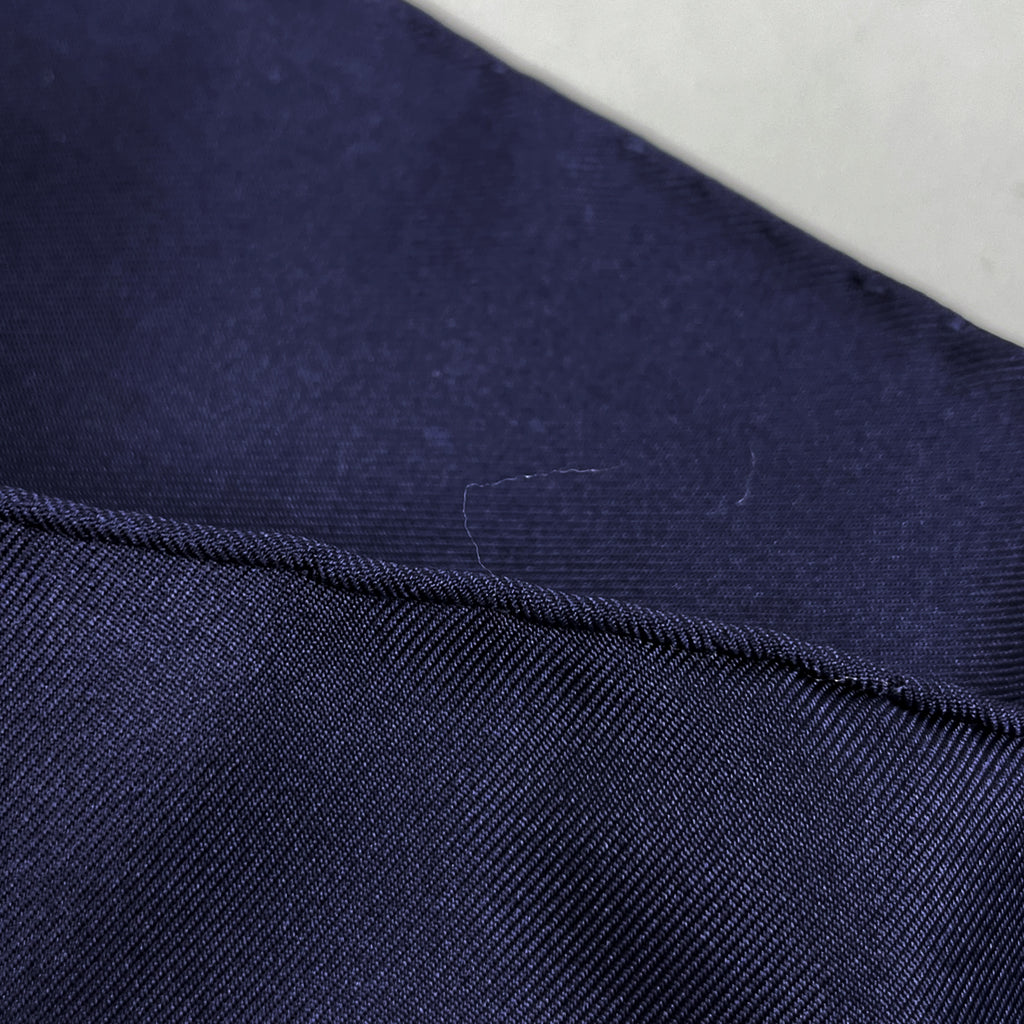 エルメス カレ 90 VARANGUES ベランダ スカーフ シルク ネイビー マルチカラー レディース 【中古】brbag