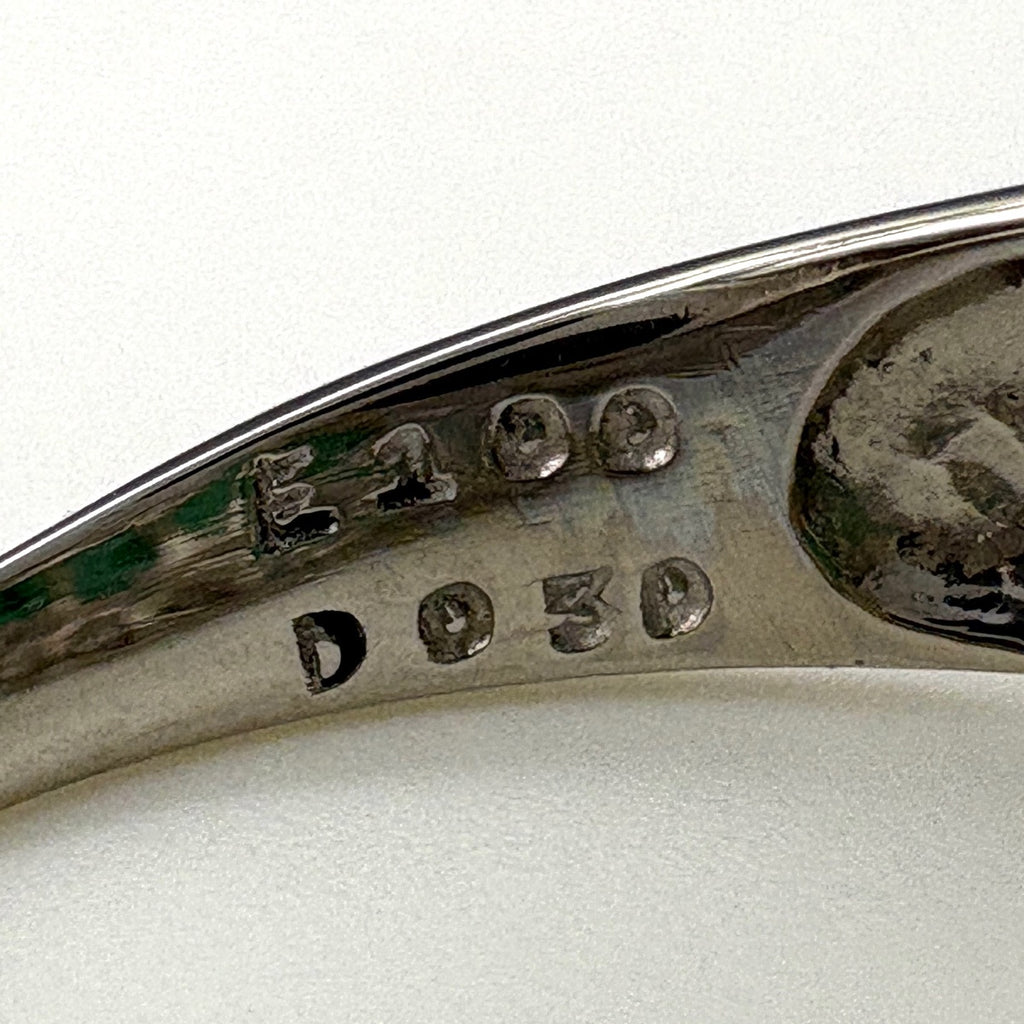 エメラルド デザインリング プラチナ 指輪 メレダイヤ リング 12.5号 Pt1000 エメラルド ダイヤモンド レディース ノンブランドジュエリー 【中古】nbjwl