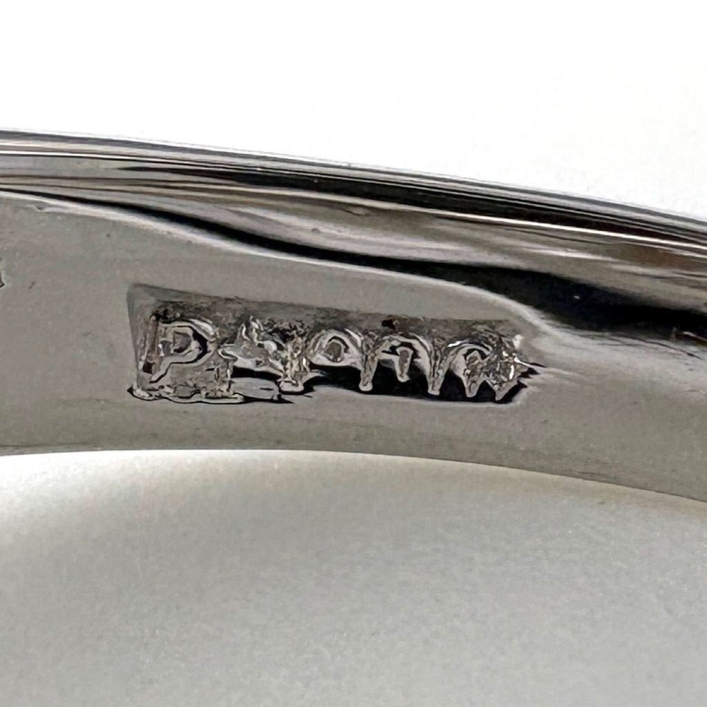 パール デザインリング プラチナ 指輪 メレダイヤ 真珠 リング 11号 Pt900 パール ダイヤモンド レディース 【中古】nbjwl