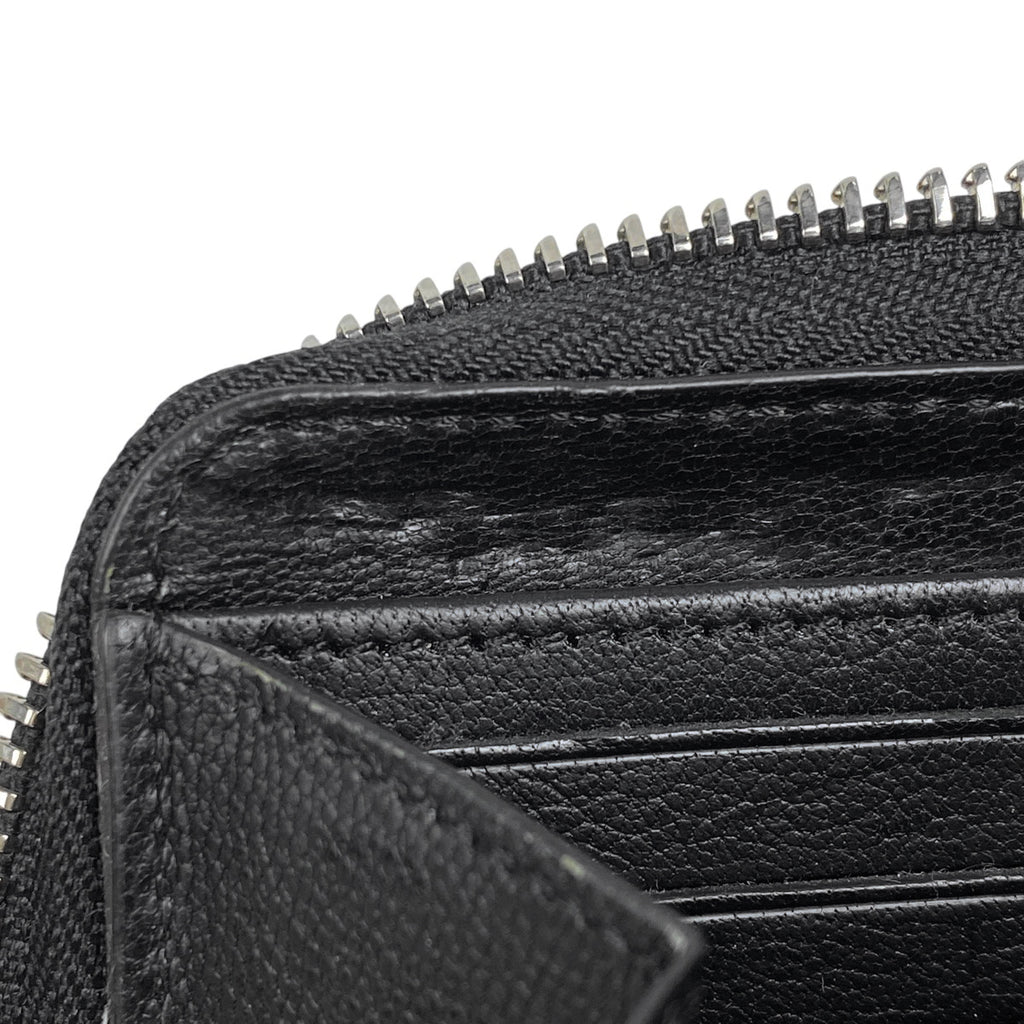 ルイ・ヴィトン ジッピー ウォレット ラウンドファスナー モノグラム エキゾチック 長財布 パイソン ノワール(ブラック) N96955 レディース 【中古】brbag