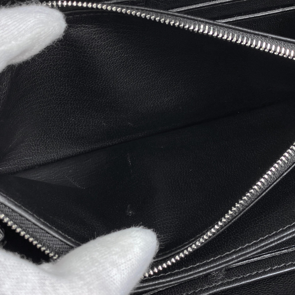 ルイ・ヴィトン ジッピー ウォレット ラウンドファスナー モノグラム エキゾチック 長財布 パイソン ノワール(ブラック) N96955 レディース 【中古】brbag