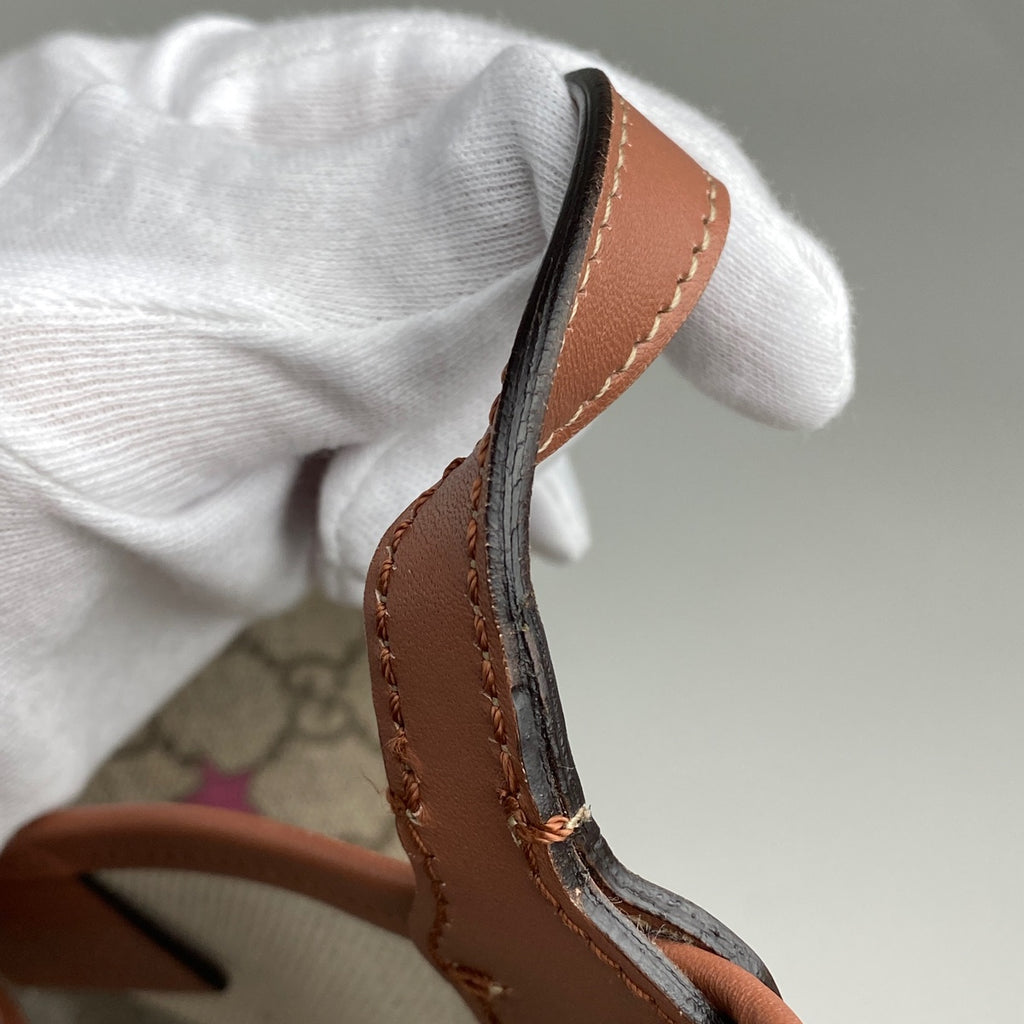 グッチ GG柄 トートバッグ スター GGスプリーム ショルダーバッグ トートバッグ コーティングキャンバス ベージュ マルチカラー 309498 レディース 【中古】brbag