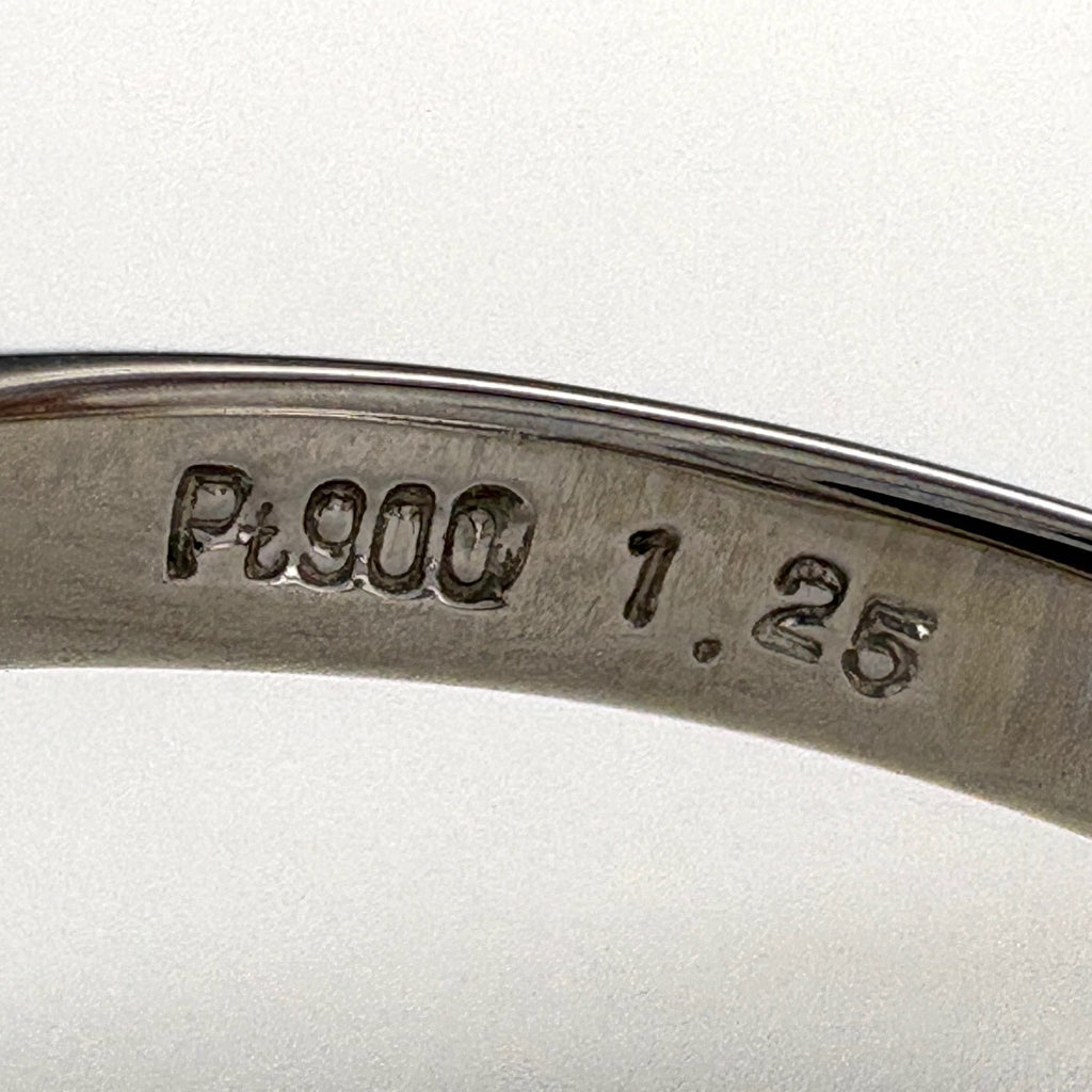 サファイア デザインリング リング 12.5号 Pt900 サファイア