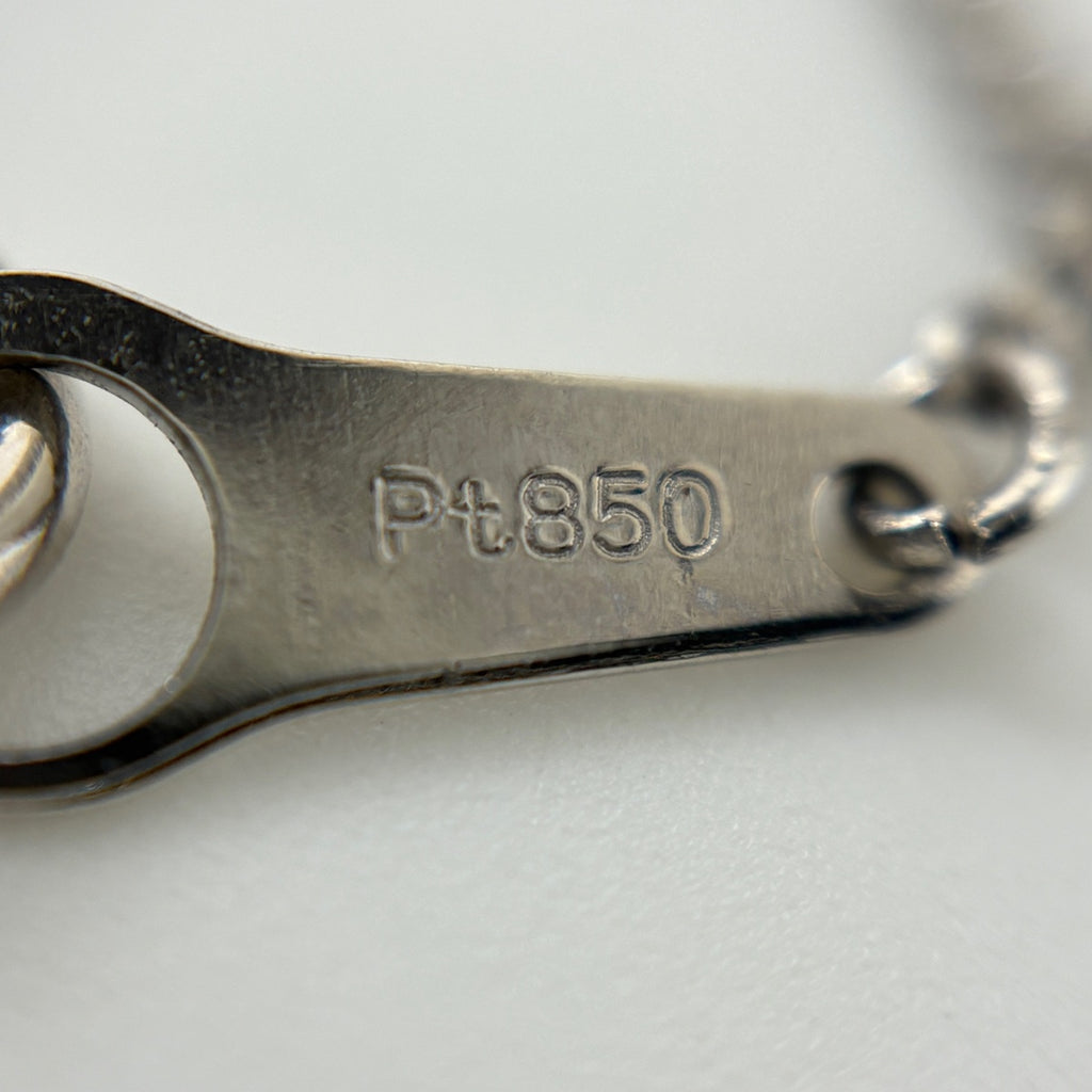 メレダイヤ デザインネックレス プラチナ ペンダント ネックレス Pt900 Pt850 ダイヤモンド レディース ノンブランドジュエリー 【中古】nbjwl