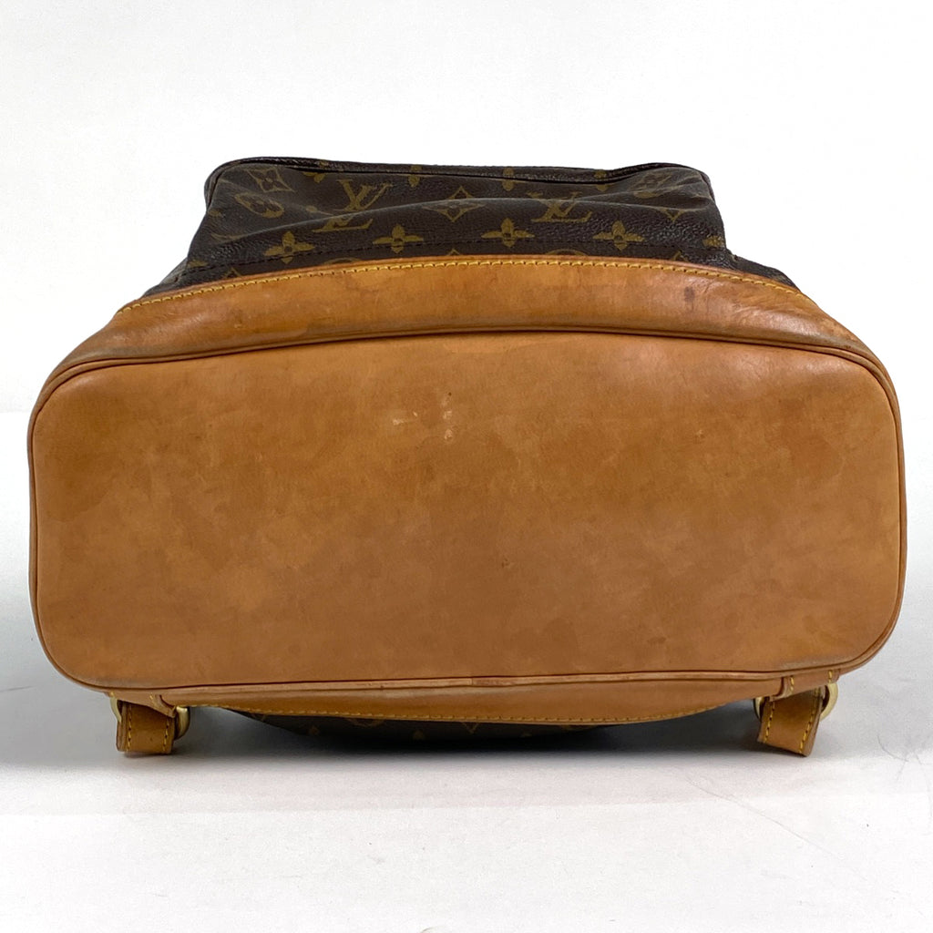 ルイ・ヴィトン モンスリ GM バックパック デイパック リュック モノグラム ブラウン M51135 レディース 【中古】brbag