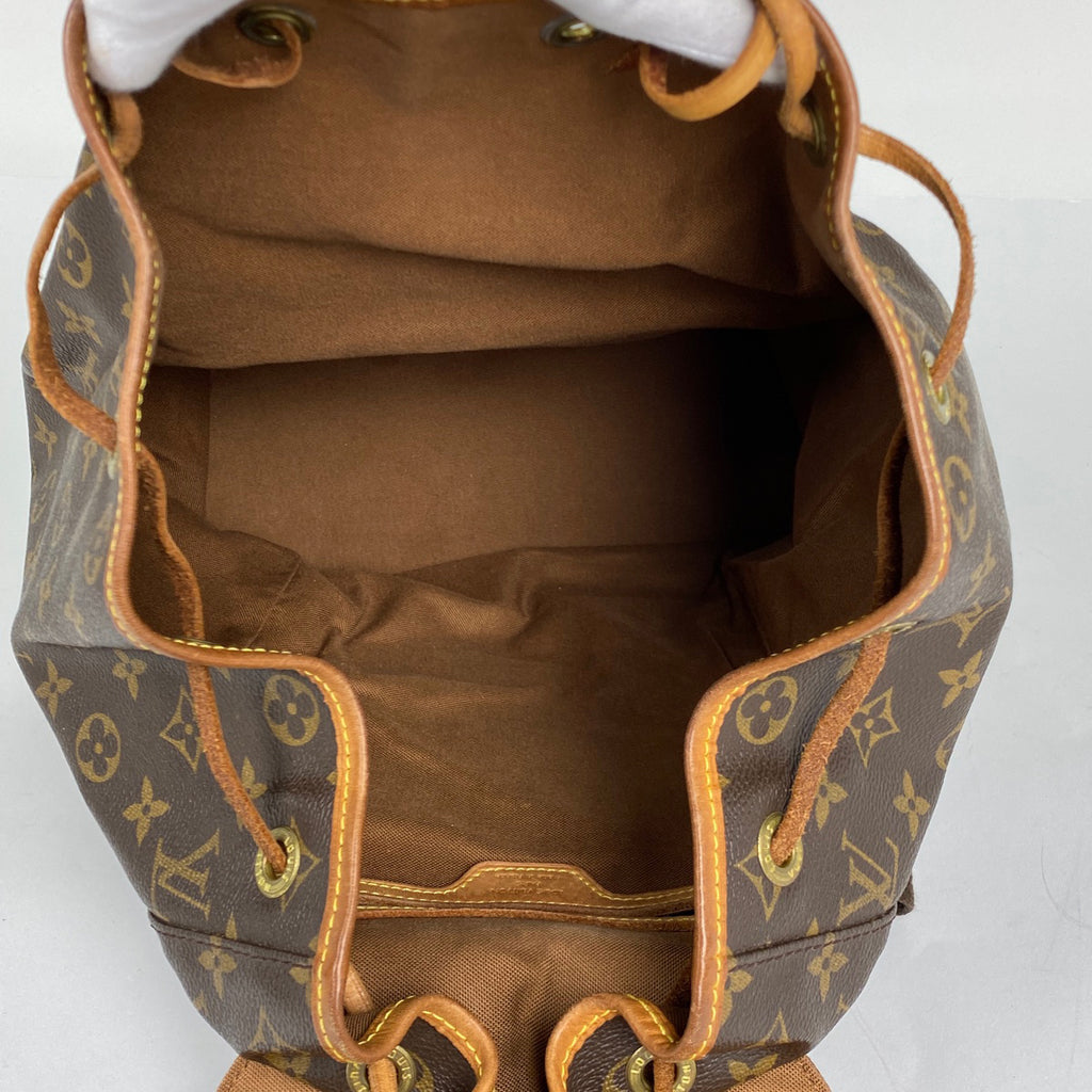 ルイ・ヴィトン モンスリ GM バックパック デイパック リュック モノグラム ブラウン M51135 レディース 【中古】brbag