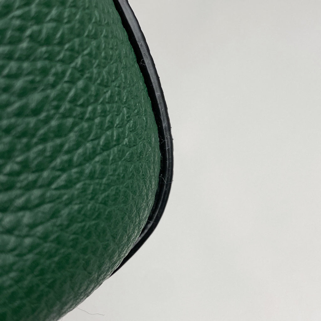 コーチ ロゴ トートバッグ ショルダーバッグ 肩掛け ハンドバッグ トートバッグ レザー グリーン C8157 レディース 【中古】brbag