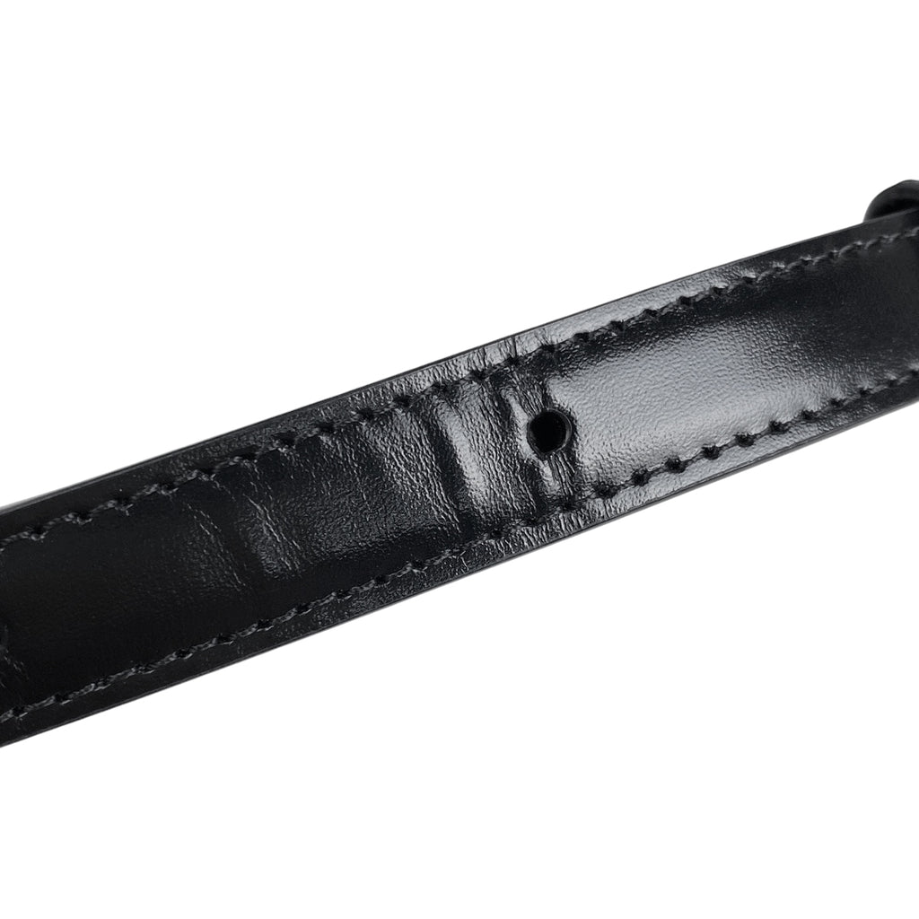 セリーヌ ティーン トリオンフ バッグ ロゴ ショルダーバッグ レザー ブラック レディース 【中古】brbag