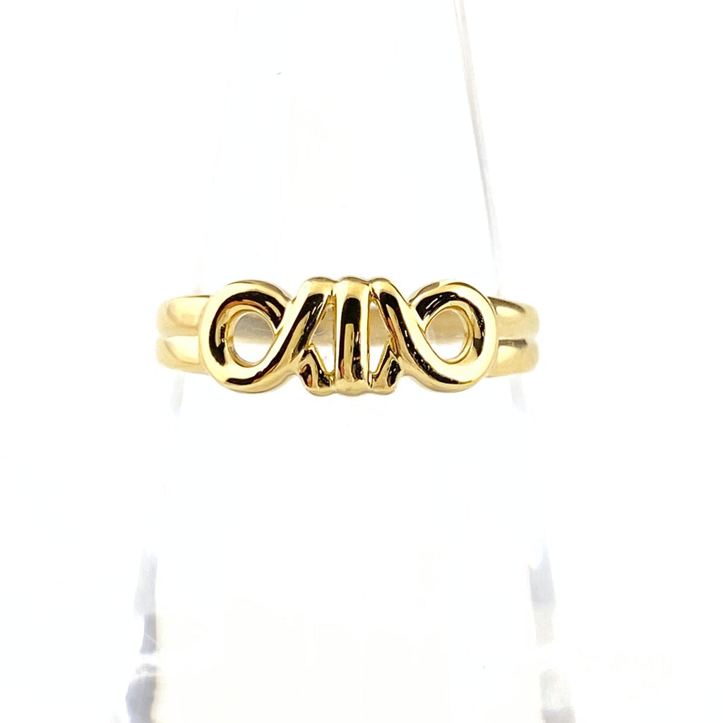 ディオール デザインリング YG イエローゴールド 指輪 リング 11.5号 750 レディース 【中古】brjwl