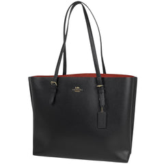 コーチ ロゴ トートバッグ 肩掛け モリー トートバッグ レザー ブラック 1671 レディース 【中古】brbag