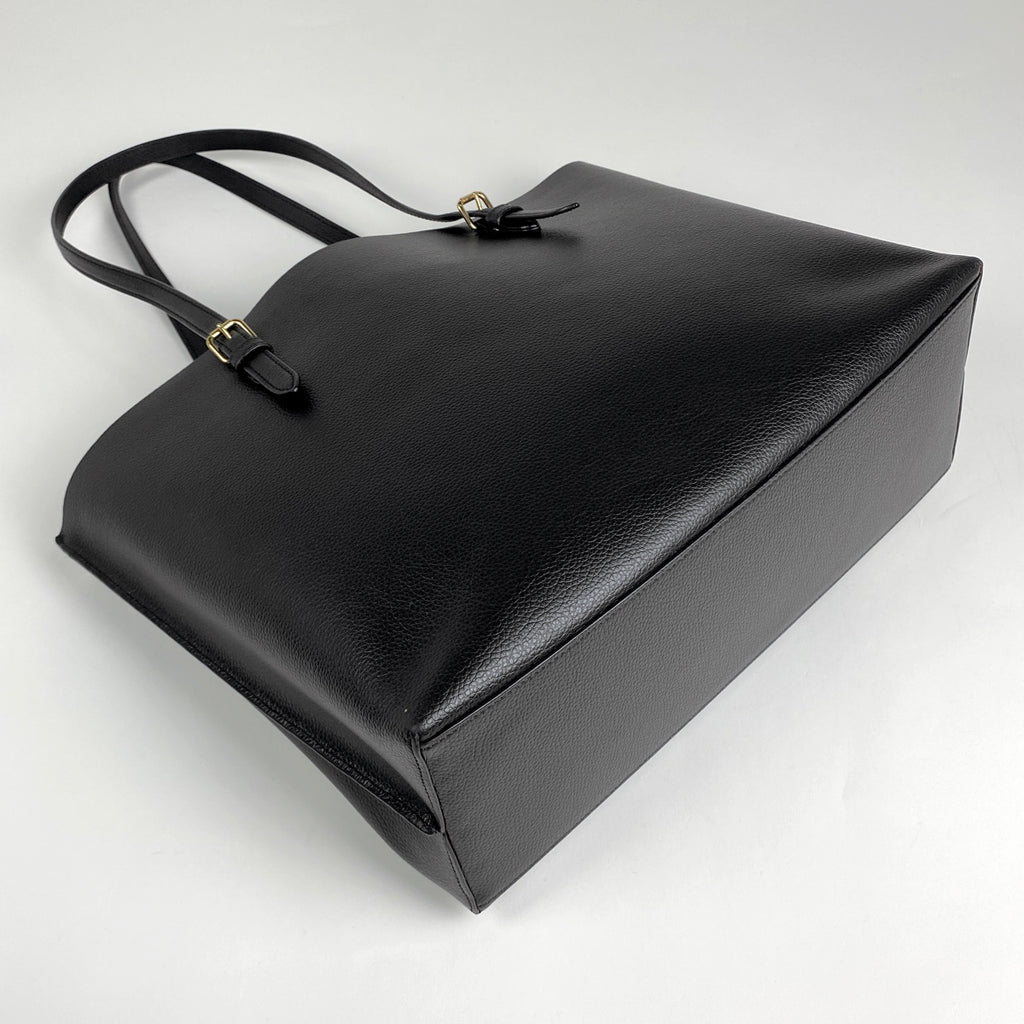 コーチ ロゴ トートバッグ 肩掛け モリー トートバッグ レザー ブラック 1671 レディース 【中古】brbag