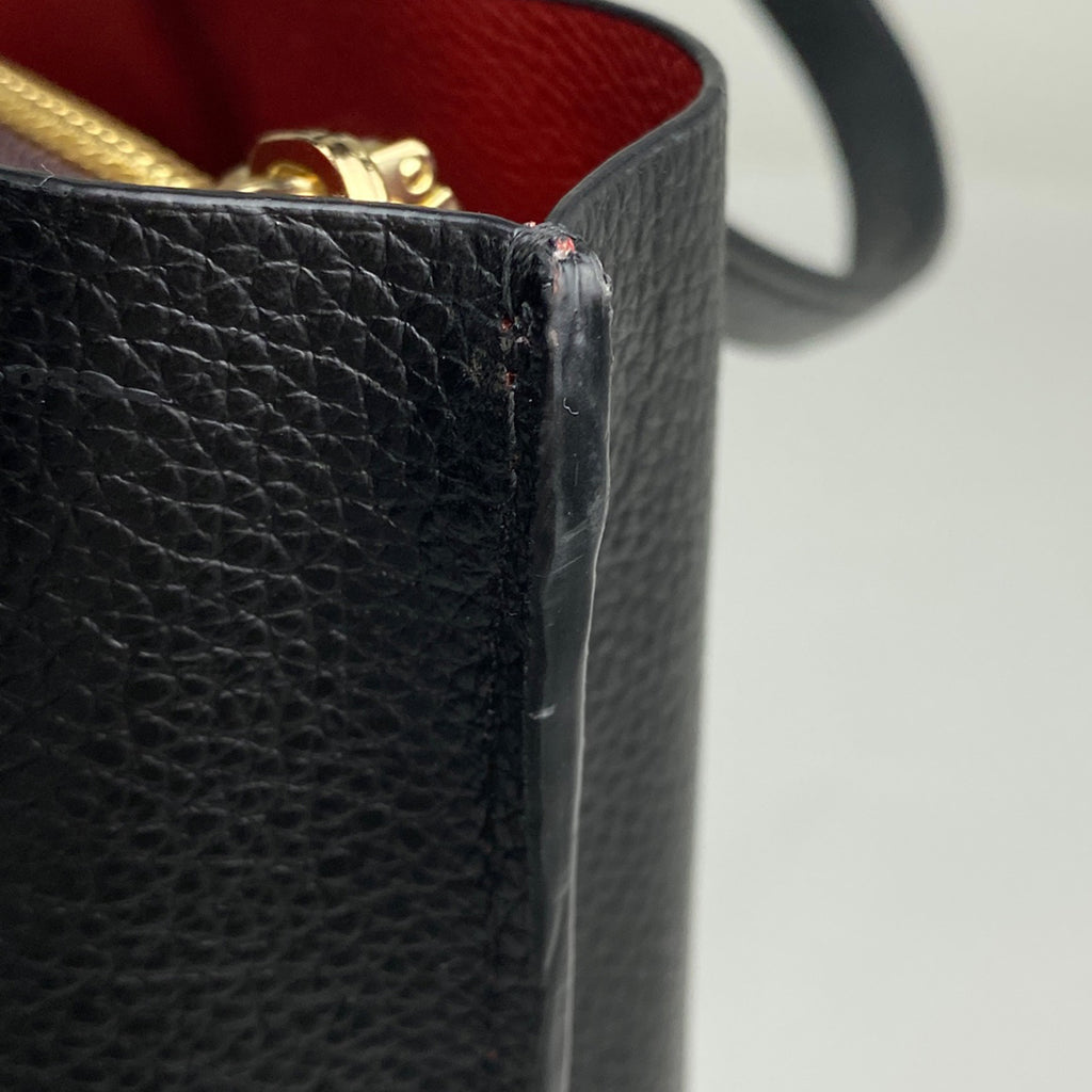 コーチ ロゴ トートバッグ 肩掛け モリー トートバッグ レザー ブラック 1671 レディース 【中古】brbag