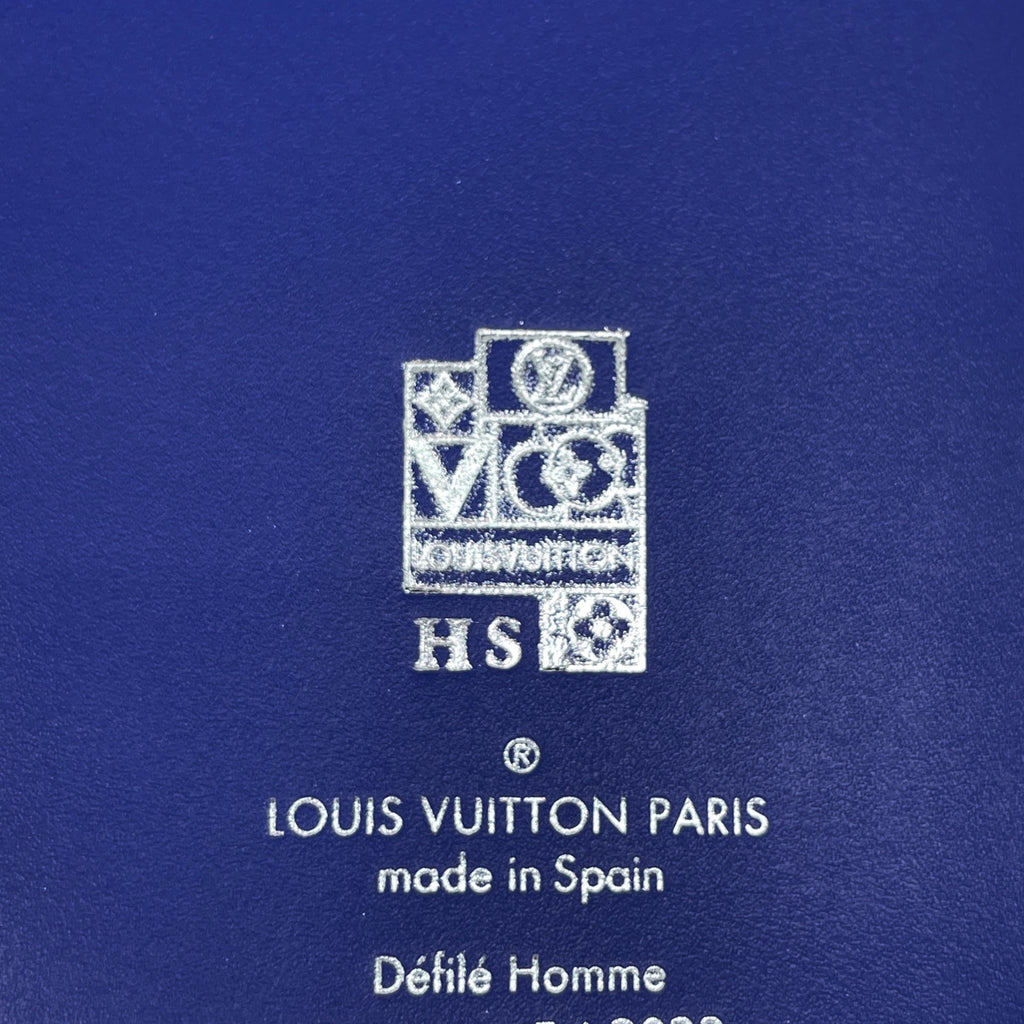 ルイ・ヴィトン ジッピーウォレット ヴェルティカルNM ネオンカラー グラデーション 長財布 レザー ピンク ブルー M81243 メンズ 【中古】brbag