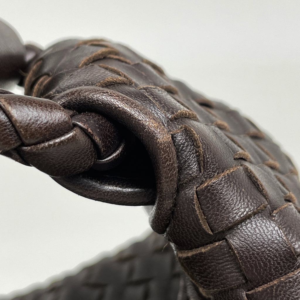 ボッテガヴェネタ イントレチャート ショルダーバッグ ワンショルダー ハンドバッグ ナッパ ショルダーバッグ レザー ブラウン レディース 【中古】brbag