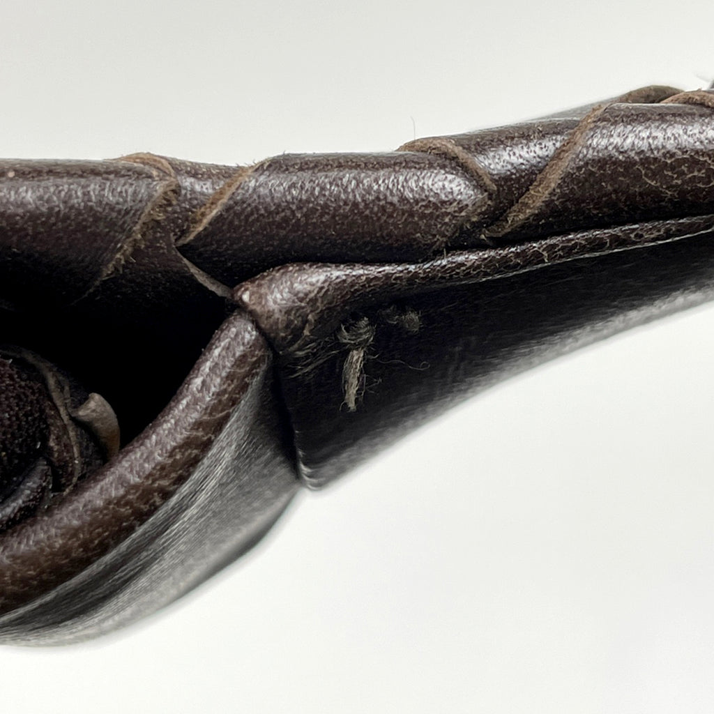 ボッテガヴェネタ イントレチャート ショルダーバッグ ワンショルダー ハンドバッグ ナッパ ショルダーバッグ レザー ブラウン レディース 【中古】brbag