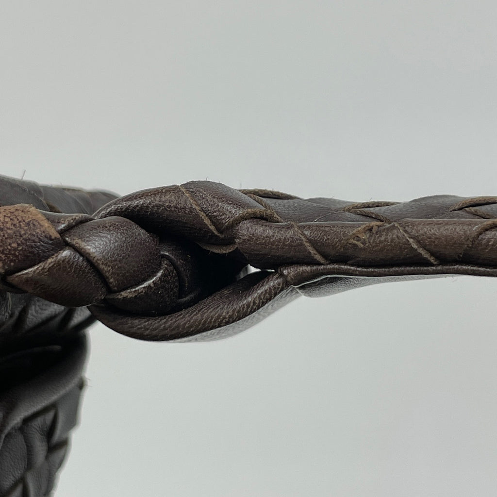 ボッテガヴェネタ イントレチャート ショルダーバッグ ワンショルダー ハンドバッグ ナッパ ショルダーバッグ レザー ブラウン レディース 【中古】brbag