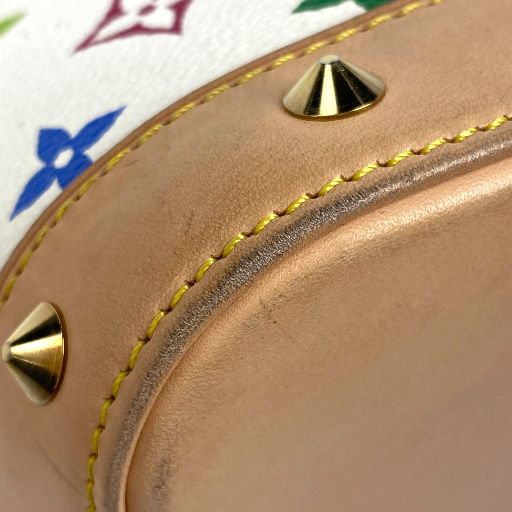 ルイ・ヴィトン アルマ 手提げ ハンドバッグ モノグラムマルチカラー ブロン(ホワイト) M92647 レディース 【中古】brbag