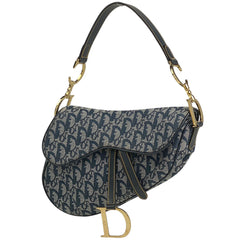 クリスチャンディオール トロッター柄 サドルバッグ ワンショルダー レディース 中古 brbag