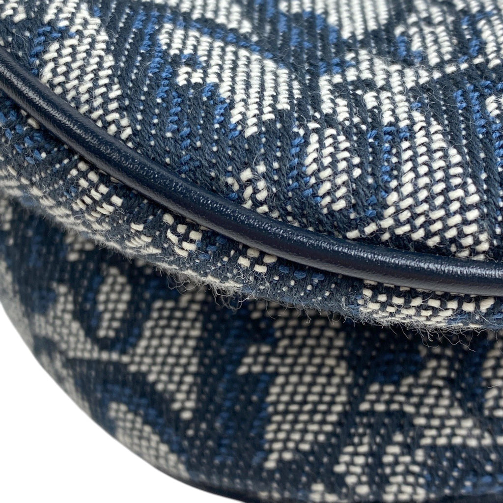 クリスチャンディオール トロッター柄 サドルバッグ ワンショルダー レディース 中古 brbag