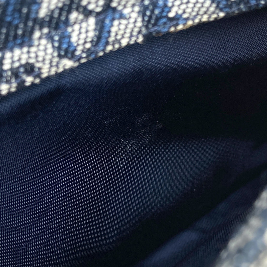 クリスチャンディオール トロッター柄 サドルバッグ ワンショルダー レディース 中古 brbag