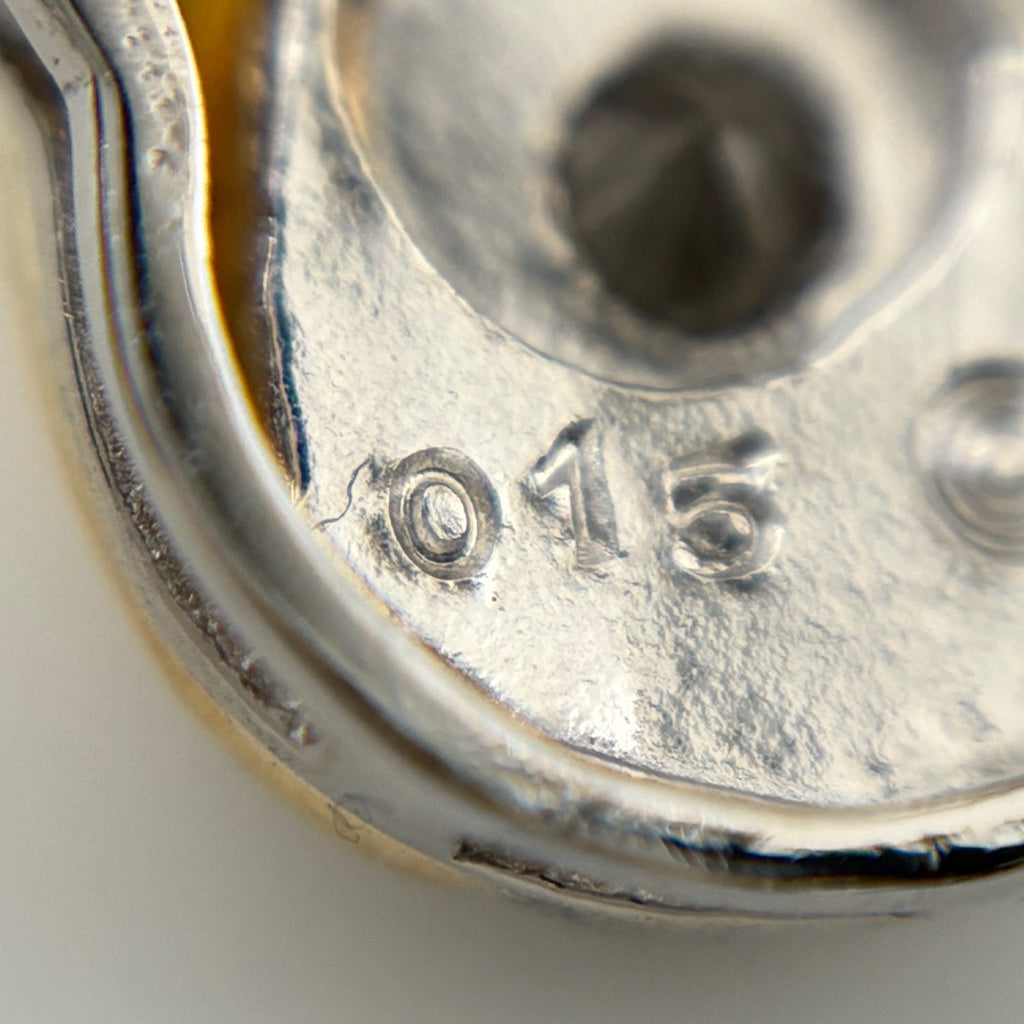 メレダイヤ デザインネックレス プラチナ YG イエローゴールド ペンダント ネックレス Pt900 Pt850 K18 レディース ノンブランドジュエリー 【中古】nbjwl