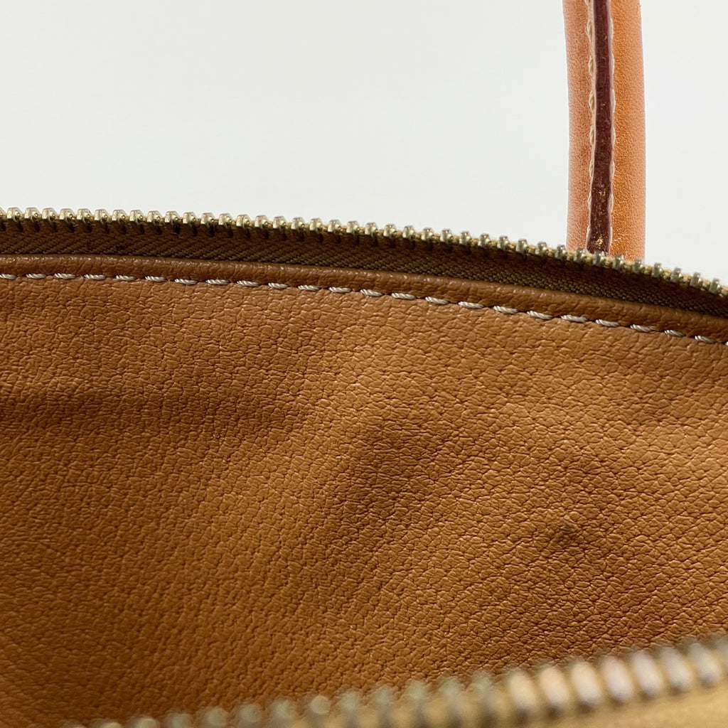 セリーヌ マカダム柄 ハンドバッグ 2WAY ショルダーバッグ ハンドバッグ レザー ブラウン レディース 【中古】brbag