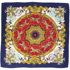 エルメス カレ90 LUNA PARK スカーフ レディース 中古 brbag