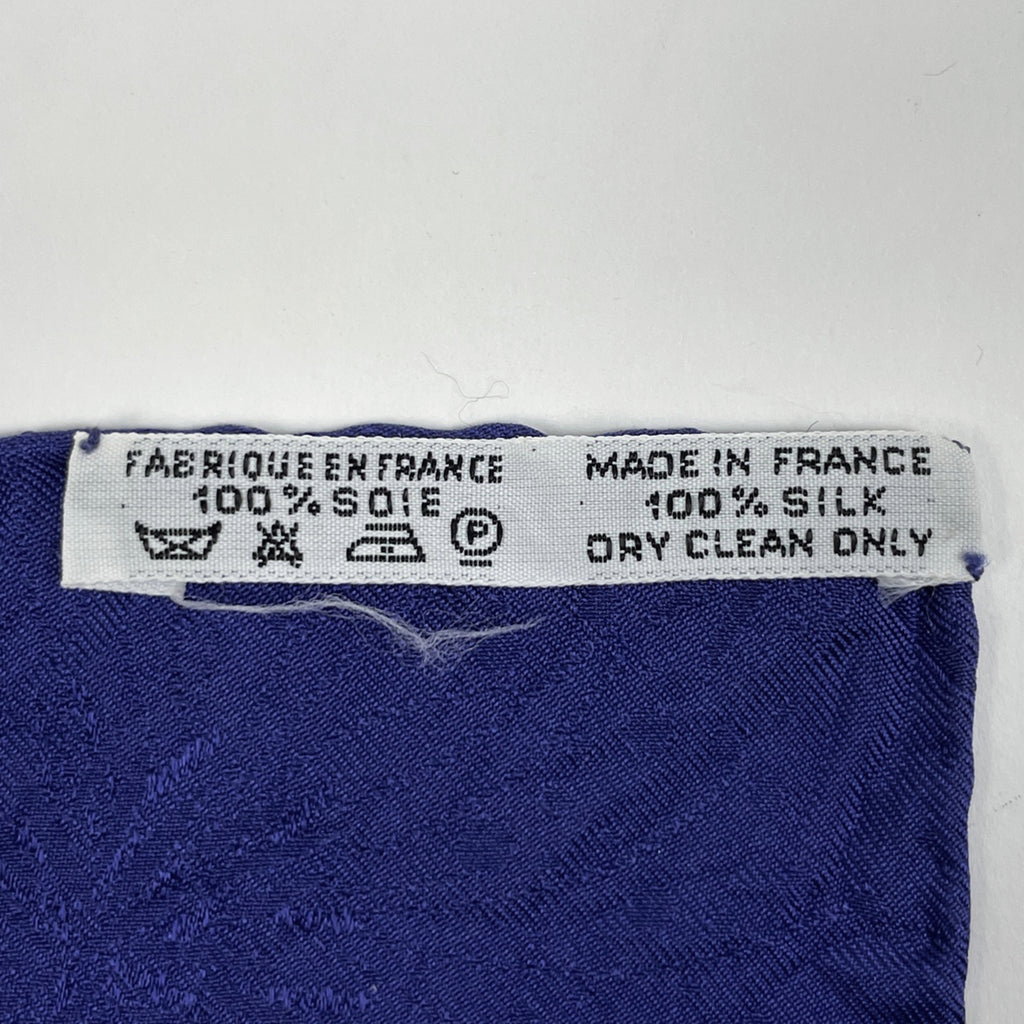 エルメス カレ 90 LUNA PARK 遊園地 馬 回転木馬 メリーゴーランド スカーフ シルク ブルー マルチカラー レディース 【中古】brbag