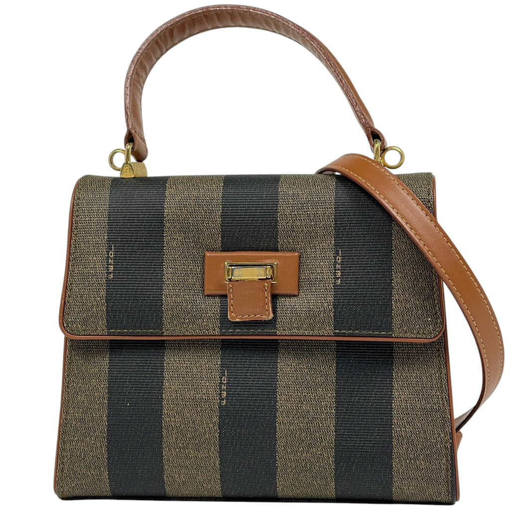 フェンディ ペカン柄 ハンドバッグ 2way レディース 中古 brbag