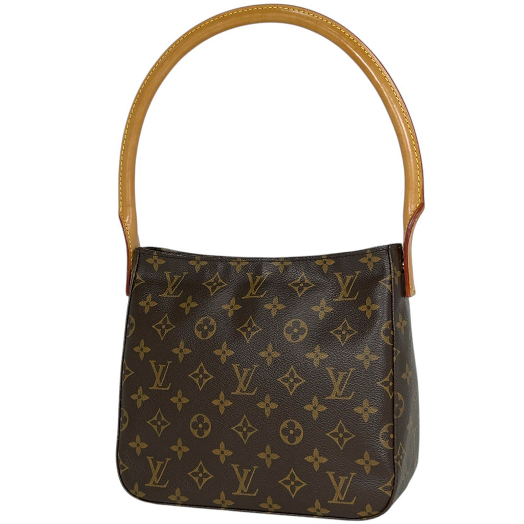 ルイ・ヴィトン ルーピング MM 肩掛け ワンショルダー ショルダーバッグ モノグラム ブラウン M51146 レディース 【中古】brbag