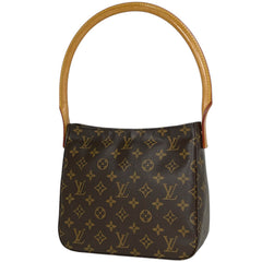 ルイ・ヴィトン ルーピング MM 肩掛け ワンショルダー ショルダーバッグ モノグラム ブラウン M51146 レディース 【中古】brbag