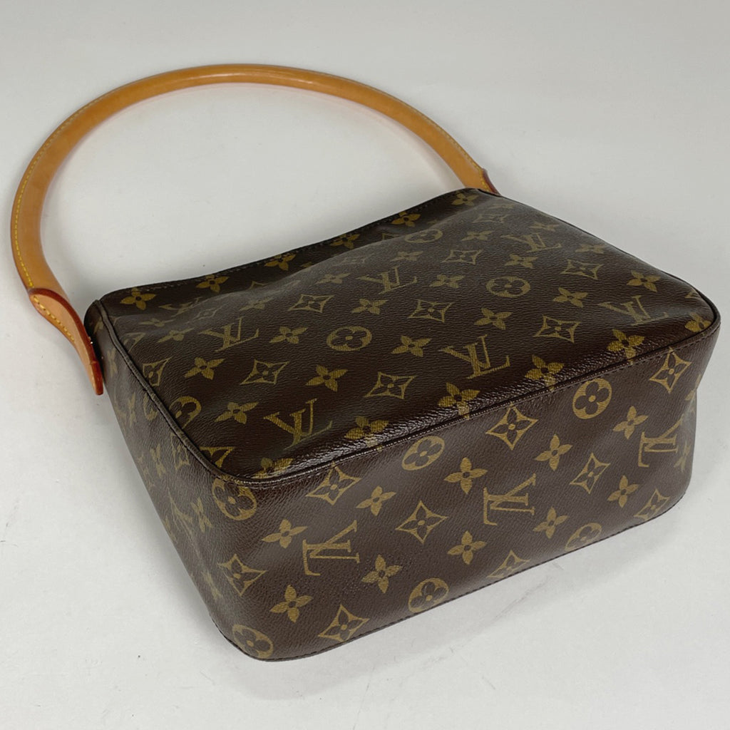 ルイ・ヴィトン ルーピング MM 肩掛け ワンショルダー ショルダーバッグ モノグラム ブラウン M51146 レディース 【中古】brbag