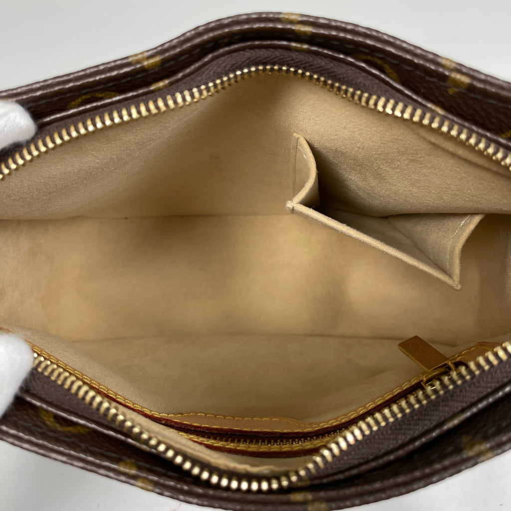 ルイ・ヴィトン ルーピング MM 肩掛け ワンショルダー ショルダーバッグ モノグラム ブラウン M51146 レディース 【中古】brbag