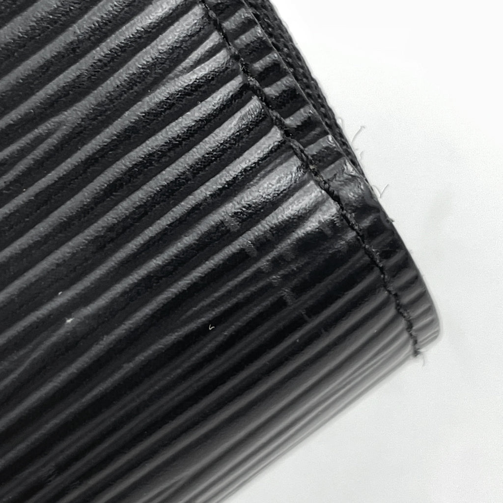 ルイ・ヴィトン ジッピー ウォレット ラウンドファスナー 札入れ 小銭入れ 長財布 エピ ノワール(ブラック) M61857 メンズ 【中古】brbag