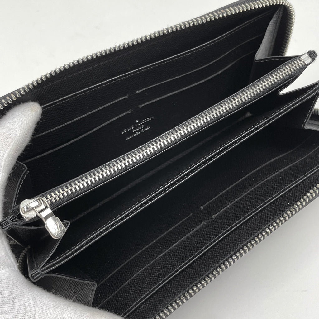 ルイ・ヴィトン ジッピー ウォレット ラウンドファスナー 札入れ 小銭入れ 長財布 エピ ノワール(ブラック) M61857 メンズ 【中古】brbag