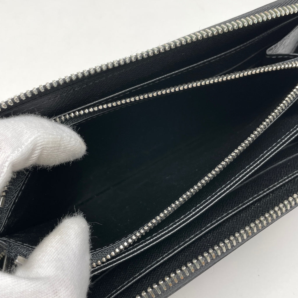 ルイ・ヴィトン ジッピー ウォレット ラウンドファスナー 札入れ 小銭入れ 長財布 エピ ノワール(ブラック) M61857 メンズ 【中古】brbag