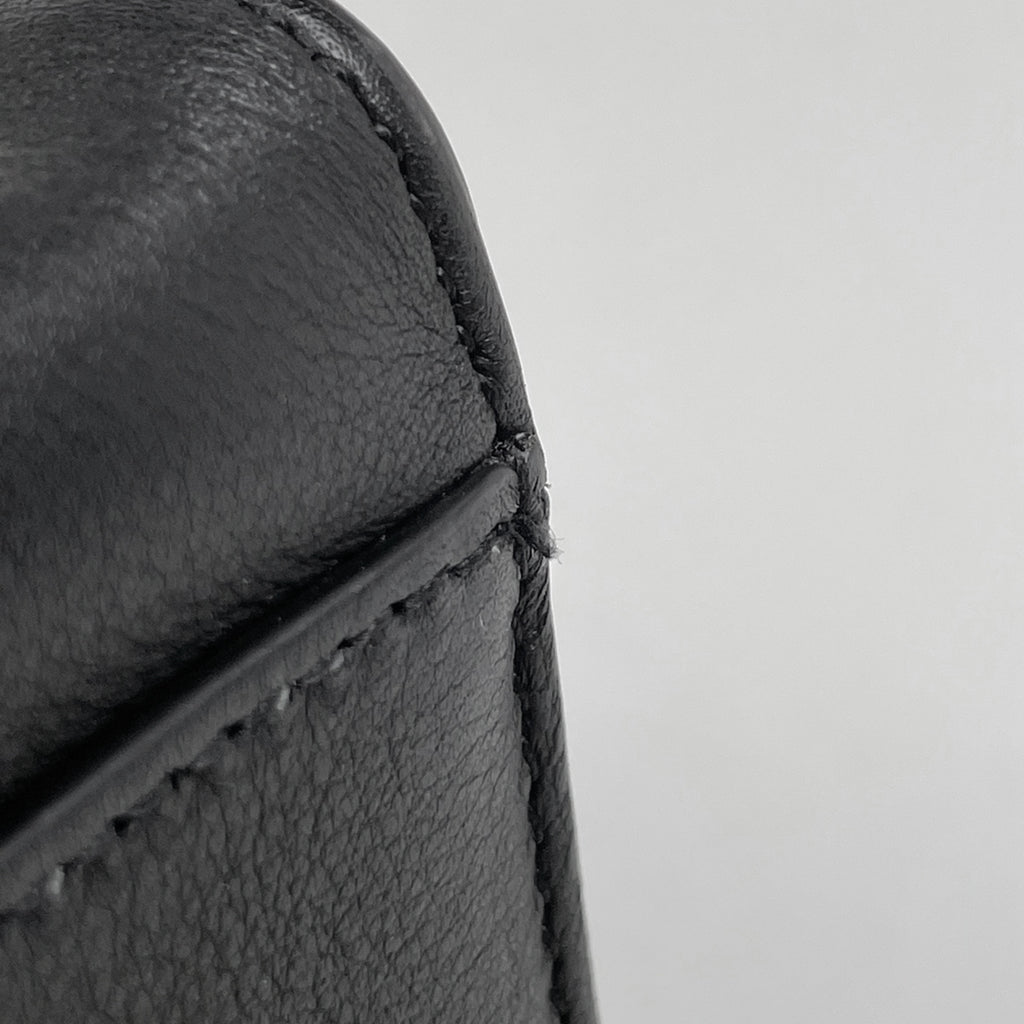 サンローラン ロゴ ハンドバッグ 2WAY ショルダーバッグ ハンドバッグ レザー ブラック レディース 【中古】brbag