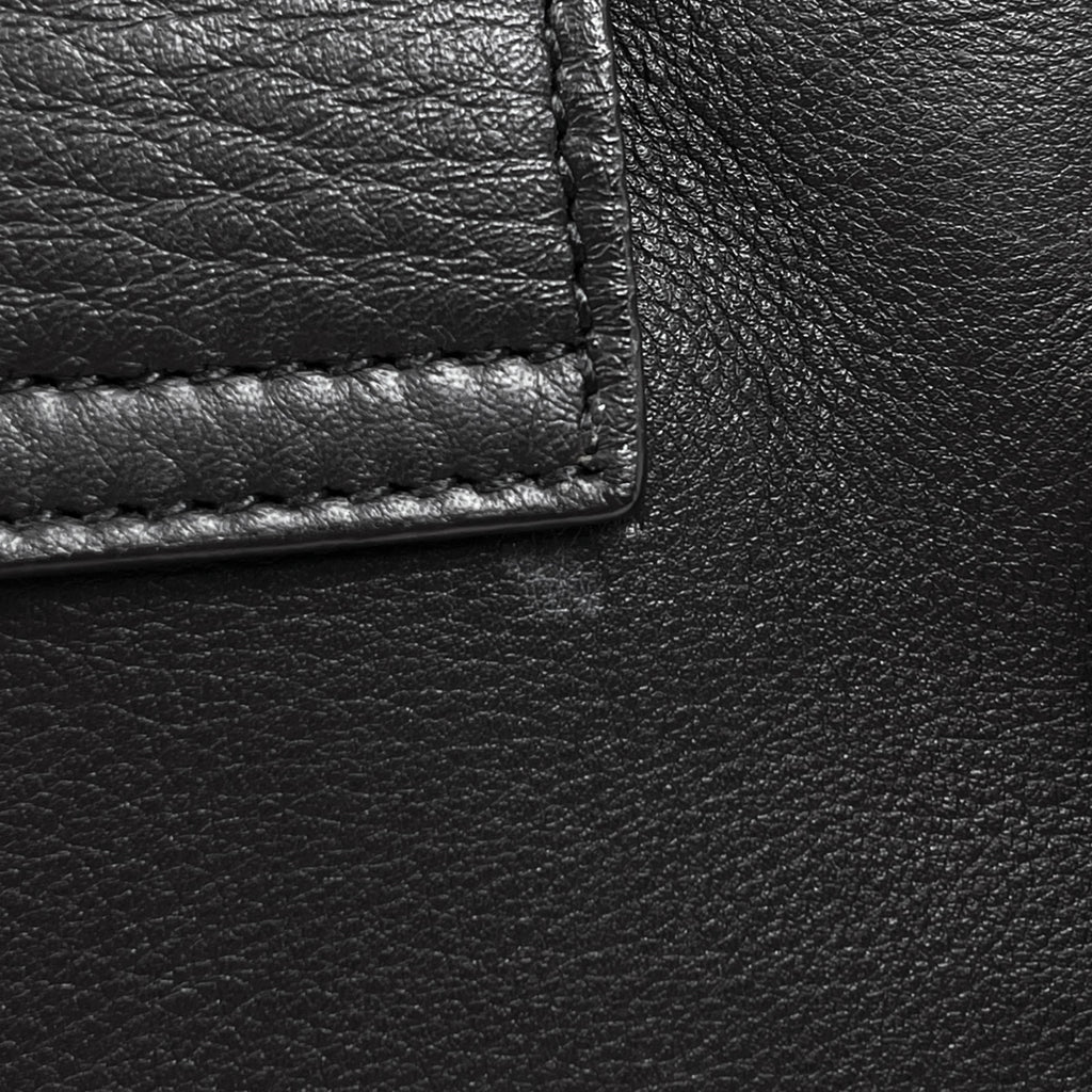 サンローラン ロゴ ハンドバッグ 2WAY ショルダーバッグ ハンドバッグ レザー ブラック レディース 【中古】brbag