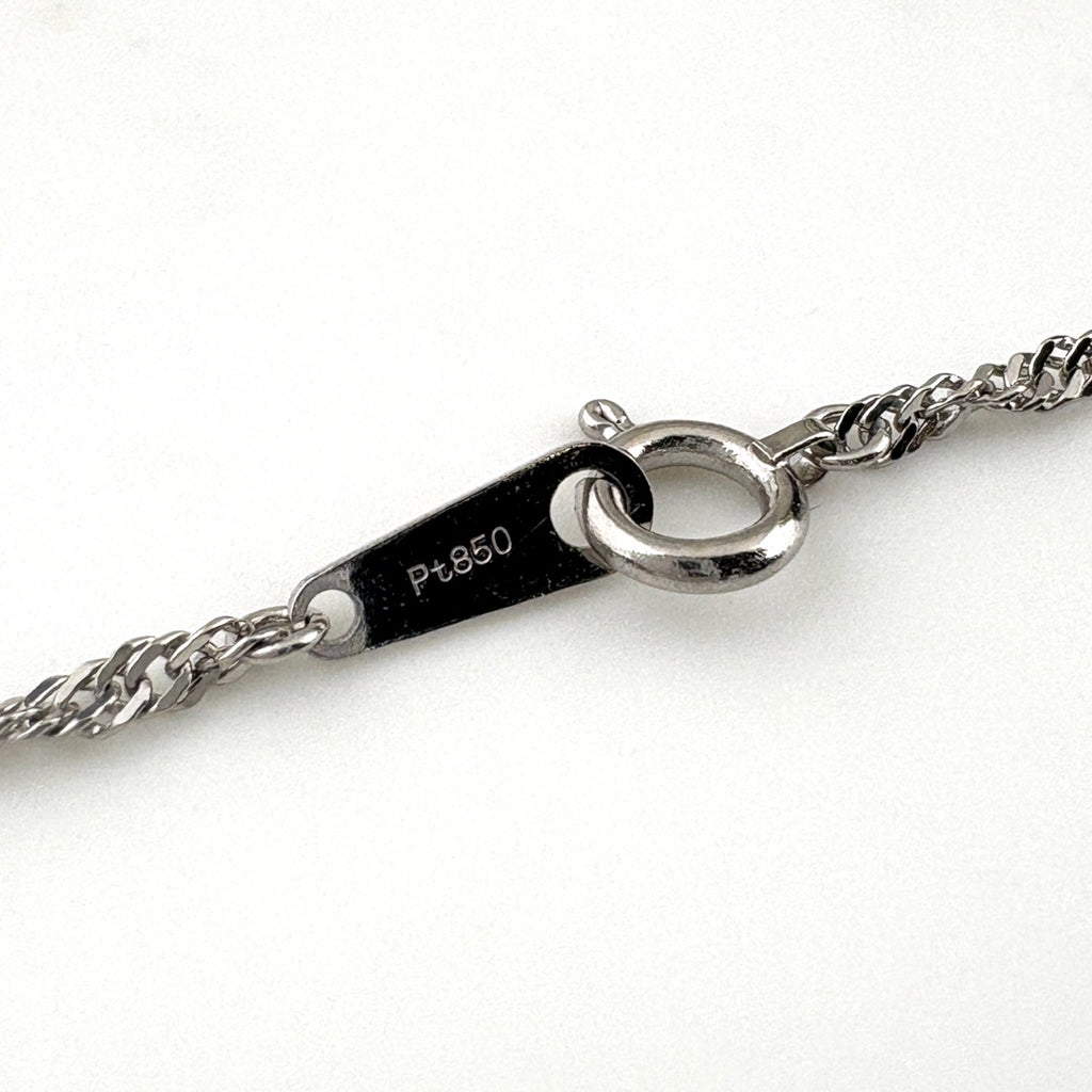 約38cm メレダイヤ ネックレス プラチナ ペンダント Pt900 Pt850 ダイヤモンド レディース 【中古】nbjwl