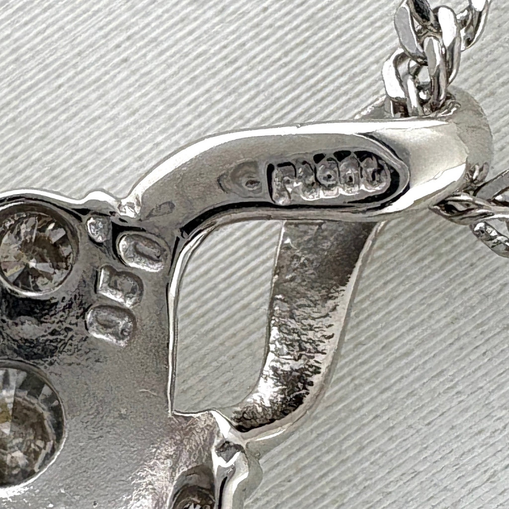 約38cm メレダイヤ ネックレス プラチナ ペンダント Pt900 Pt850 ダイヤモンド レディース 【中古】nbjwl