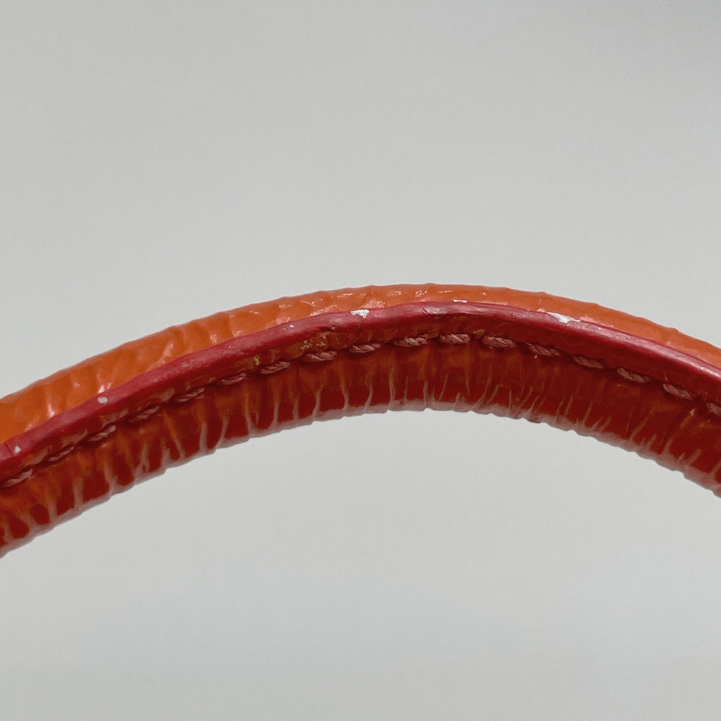 プラダ ロゴプレート トートバッグ ショルダーバッグ トートバッグ テスートナイロン オレンジ BR3855 レディース 【中古】brbag