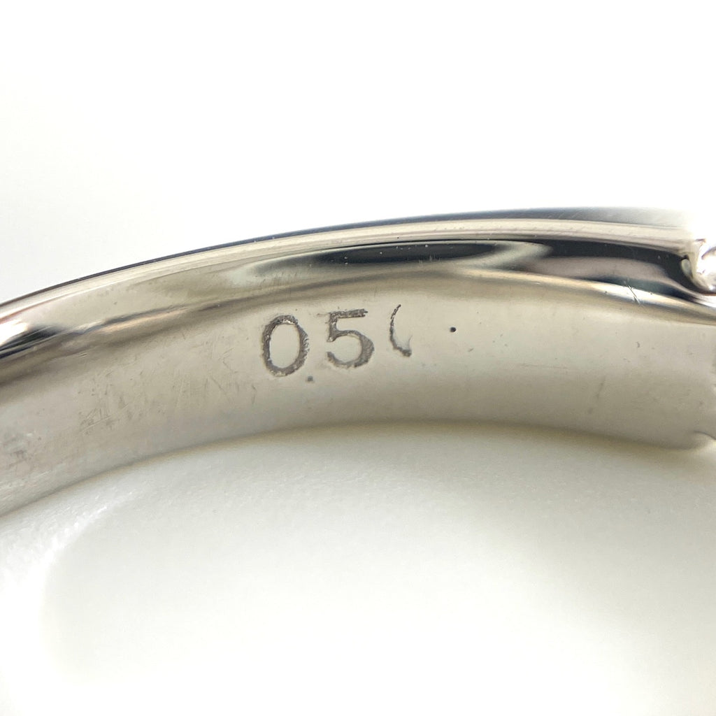 スリーカラー デザインリング プラチナ YG イエローゴールド 指輪 リング 8.5号 Pt900 K18 ダイヤモンド レディース 【中古】nbjwl