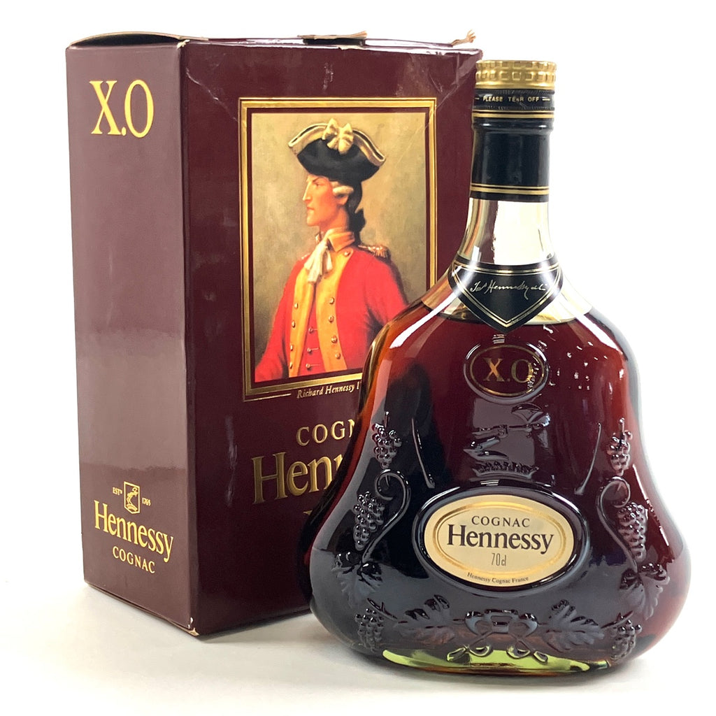 ヘネシー Hennessy XO 金キャップ グリーンボトル 700ml ブランデー コニャック 【古酒】liqbb