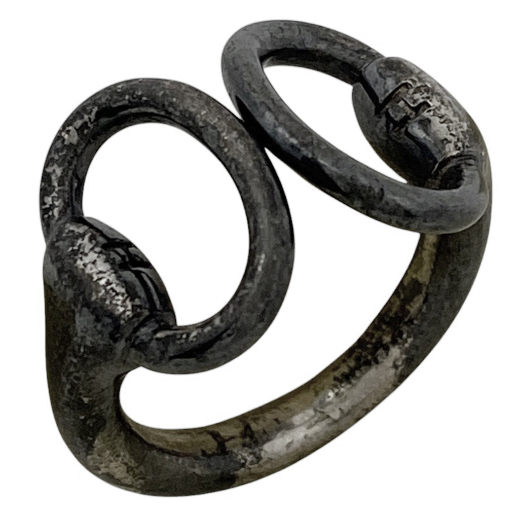 エルメス ナウシカ リング 指輪 リング 7.5号 シルバー レディース 【中古】bracc