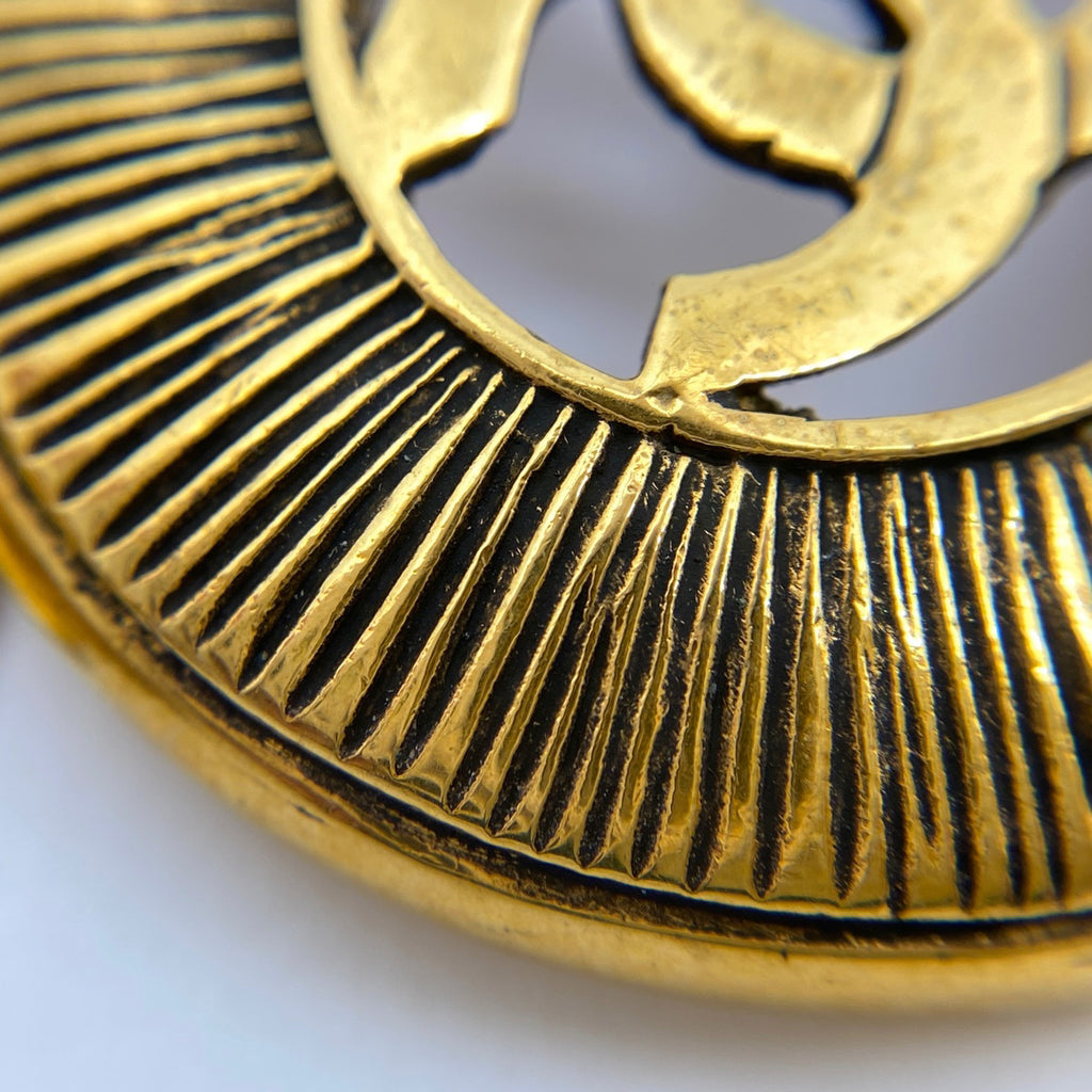 シャネル ココマーク チェーン ネックレス ラウンド ロング ネックレス GP ゴールド レディース 【中古】bracc