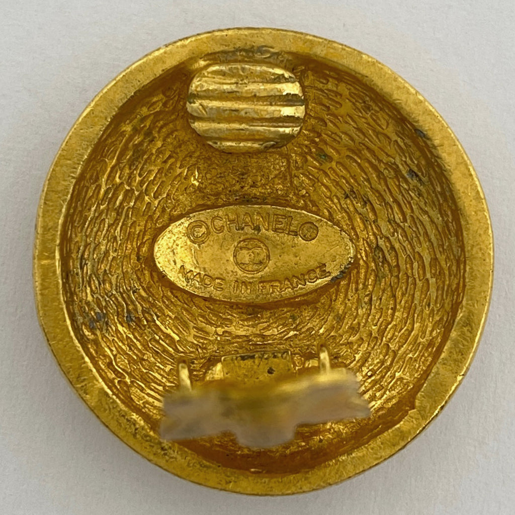 シャネル ココマーク イヤリング CC ラウンド イヤリング GP ゴールド レディース 【中古】bracc