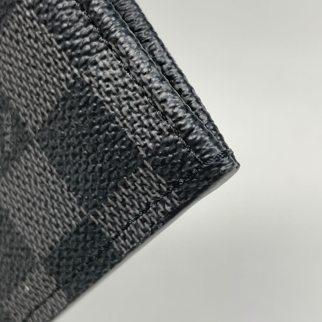 ルイ・ヴィトン ポシェット ジュールPM セカンドバッグ ポーチ L字ファスナー クラッチバッグ ダミエグラフィット ノワール(ブラック) N41502 メンズ 【中古】brbag