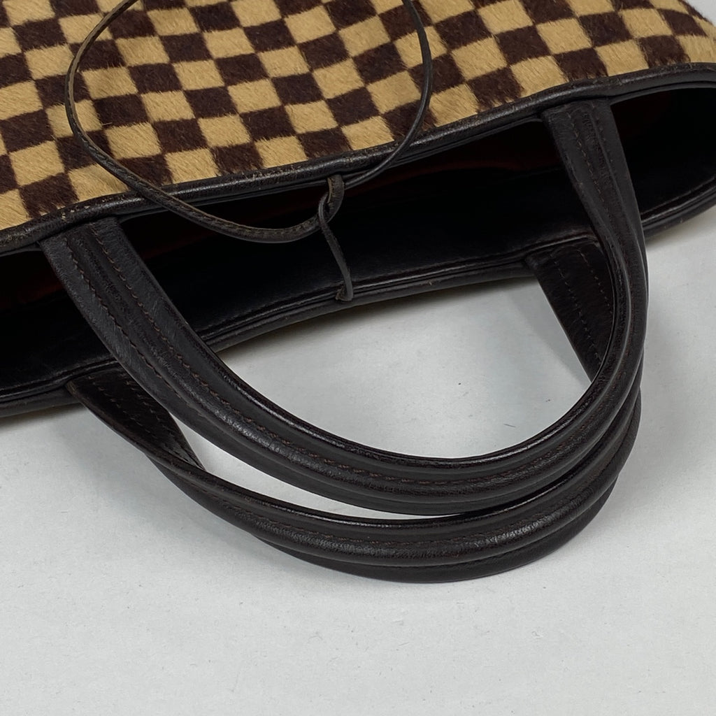 ルイ・ヴィトン インパラ ハラコ ハンドバッグ ダミエソバージュ ブラウン M92133 レディース 【中古】brbag