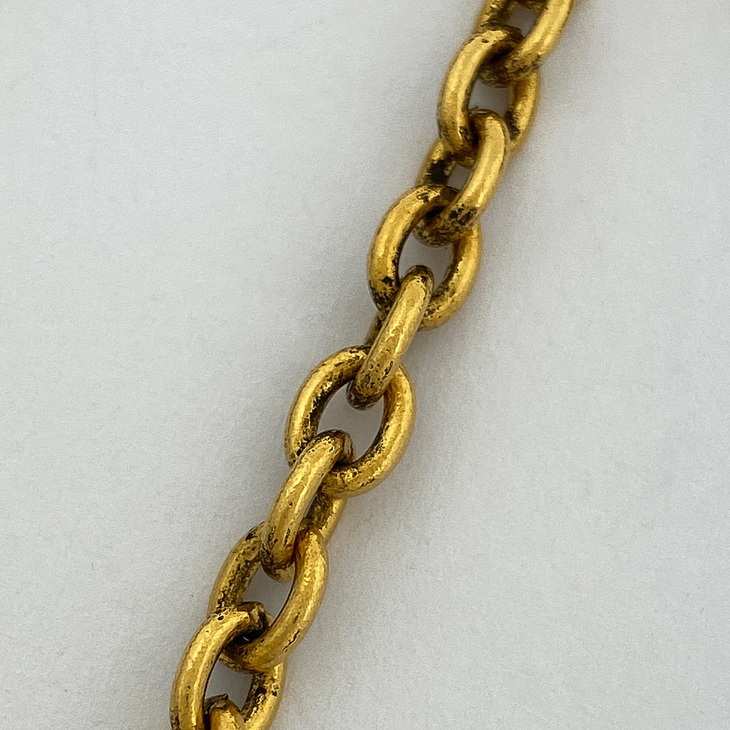 シャネル ココマーク チェーン ネックレス CCマーク ひし形 ネックレス GP ゴールド レディース 【中古】bracc